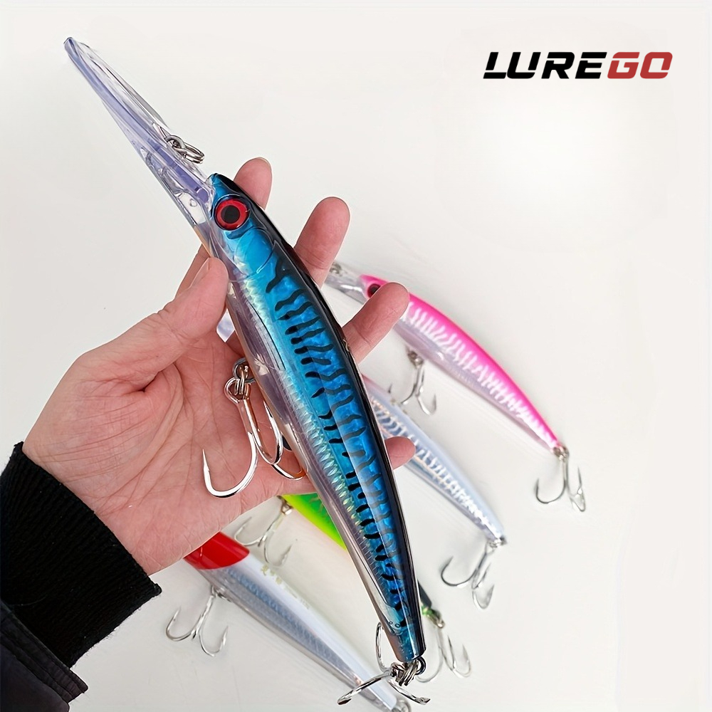 Fishing Hook Size - 1 Pezzo Esca Artificiale Minnow da
