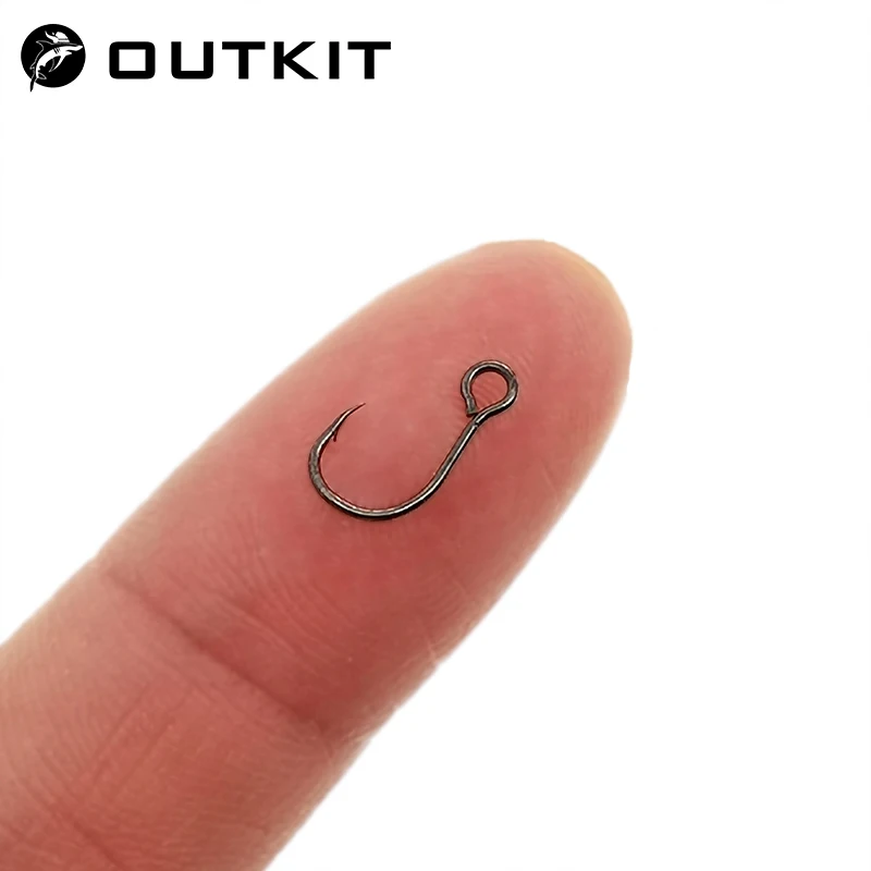 Fishing Hook Barbless - OUTKIT 12 pz per Richiamo di