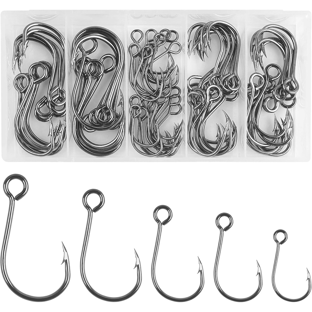 Fishing Hook Offset - 70 pezzi da pesca in linea
