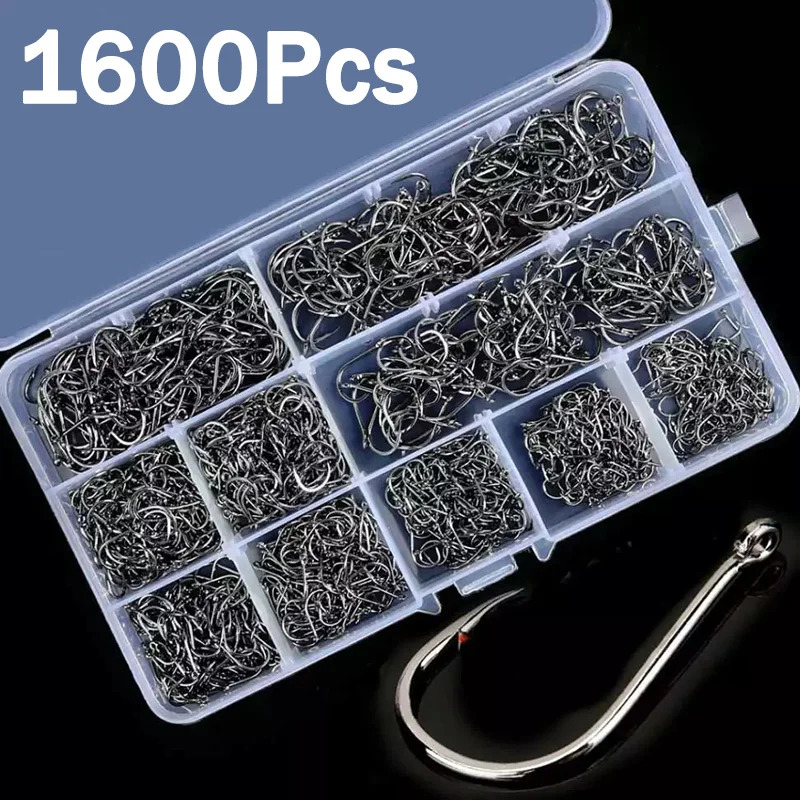 Fishing Hook Barbless - 50-1600 pezzi/scatola ami da pesca amo