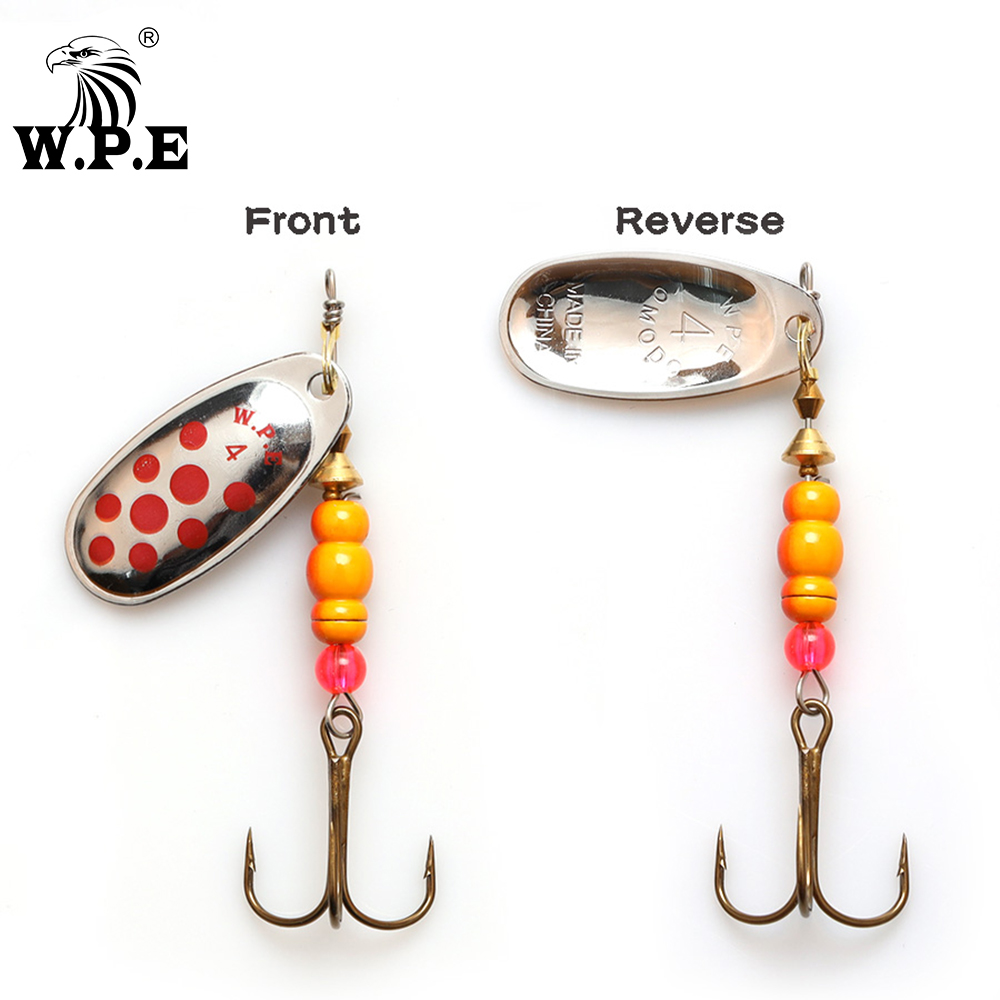 WPE Nuovissimo esca Spinner 1  - Fishing Hook Treble recensione e prezzo